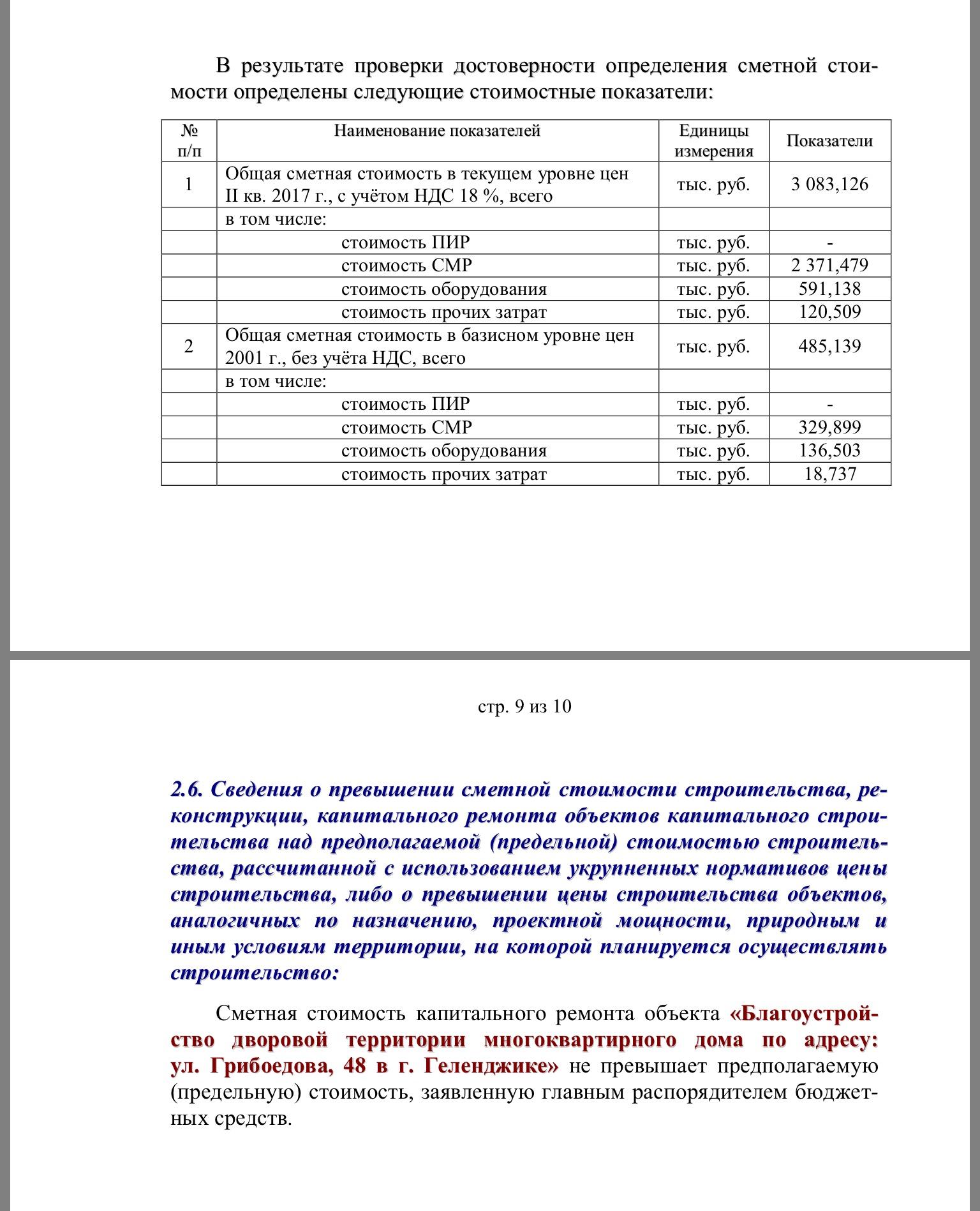 Экспертиза благоустройства придомовой территории Грибоедова 48 лист 3